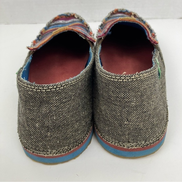 Twisted X EcoTWX Woven Multicolor Aztec Print Slip On Loafers Lightweight Sz 8 - Picture 12 of 15